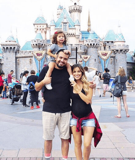 Isabella Amalia Delgado With Family